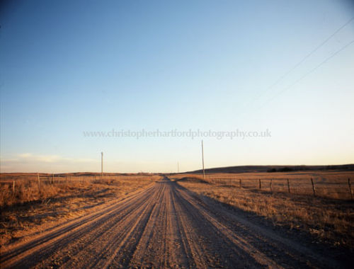 Unpaved road in Nebraska